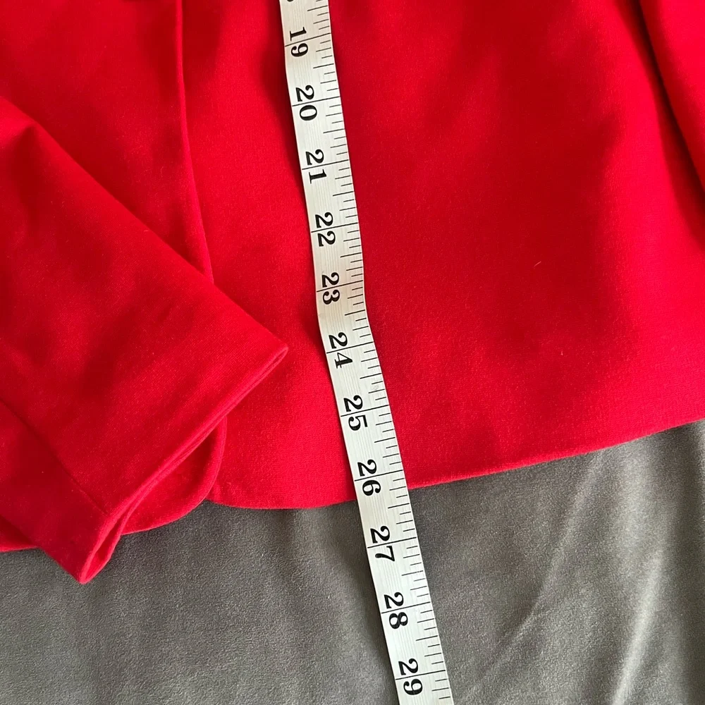 Philosophy Scarlet Women's classic luxury casual business vibrant Blazer M - Picture 8 of 9